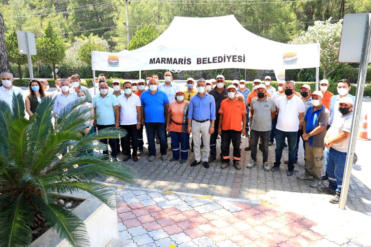 Marmaris\'te kadrolu işçilere yüzde 14.55 zam