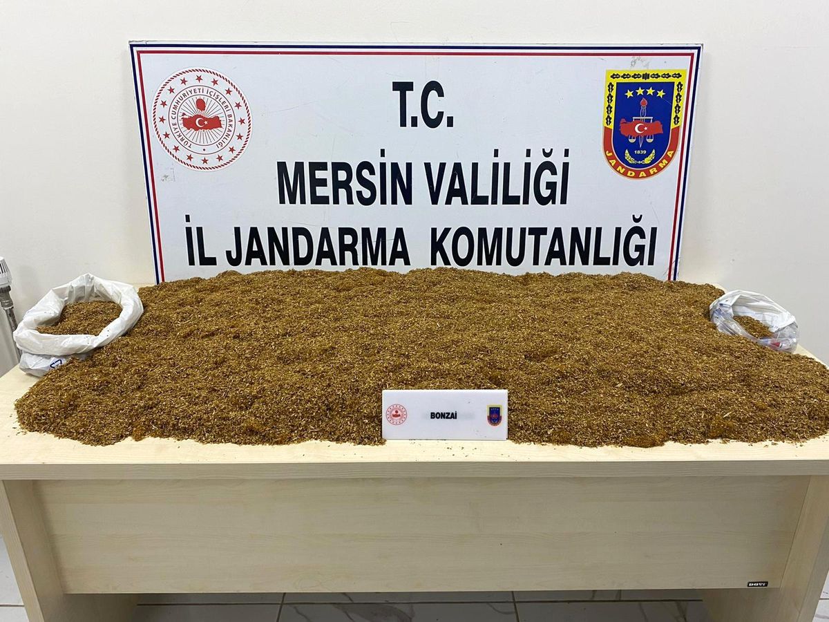 Mersin\'de 12 kilo 320 gram bonzai ele geçirildi