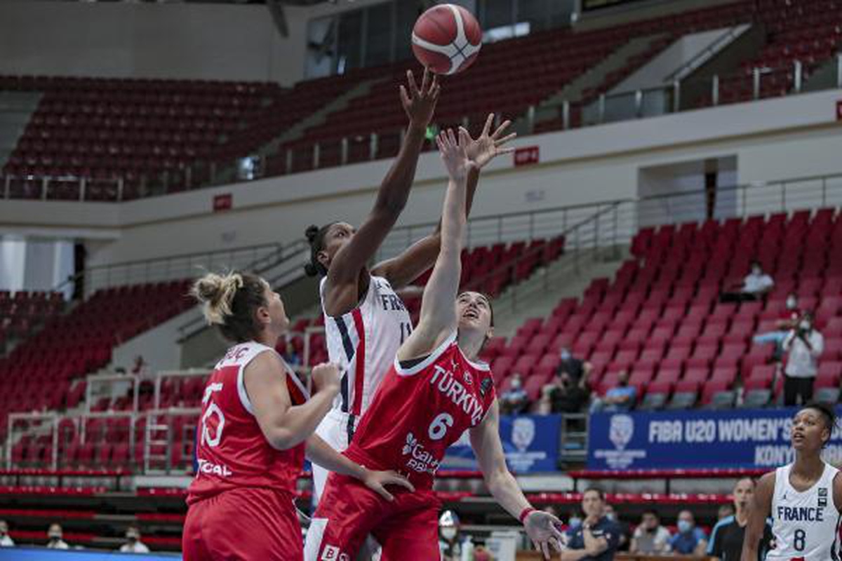 20 Yaş Altı Kız Basketbol Milli Takımı, Fransa\'ya mağlup