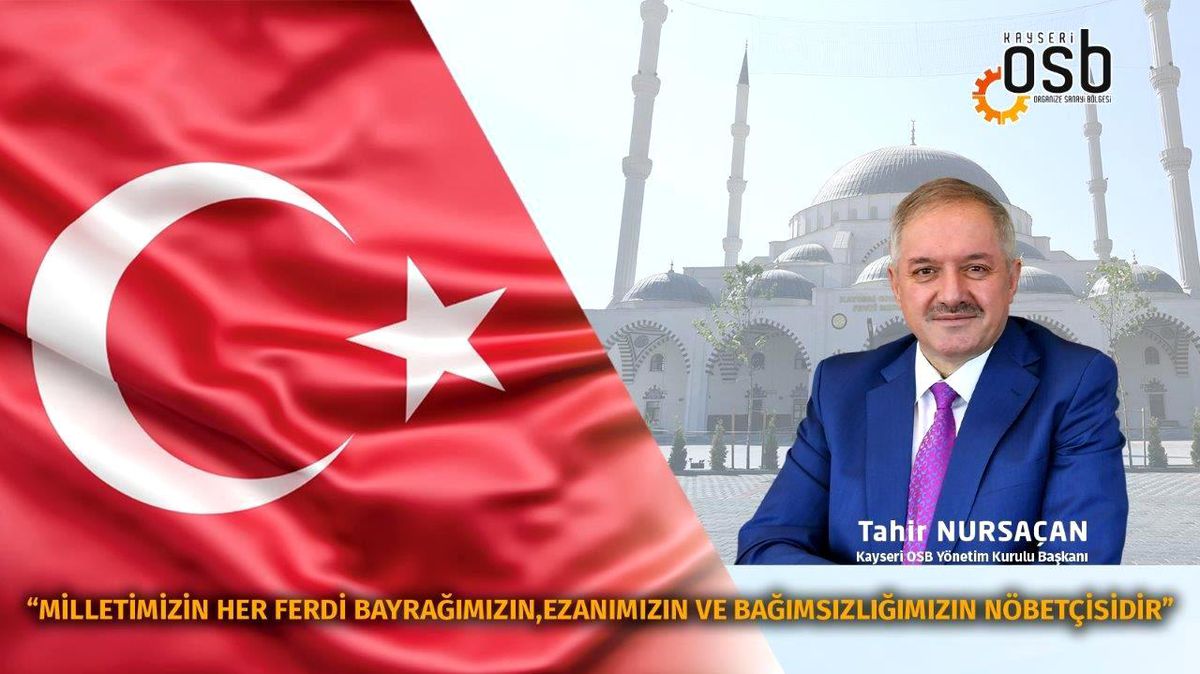 Başkan Nursaçan: "Milletimizin her ferdi bayrağımızın ve bağımsızlığımızın nöbetçisidir"