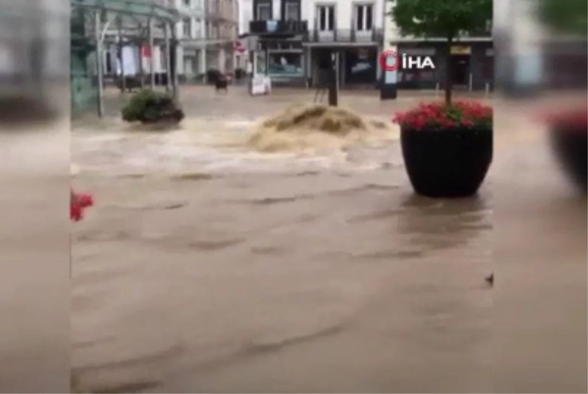 Belçika\'da şiddetli yağış sele neden oldu