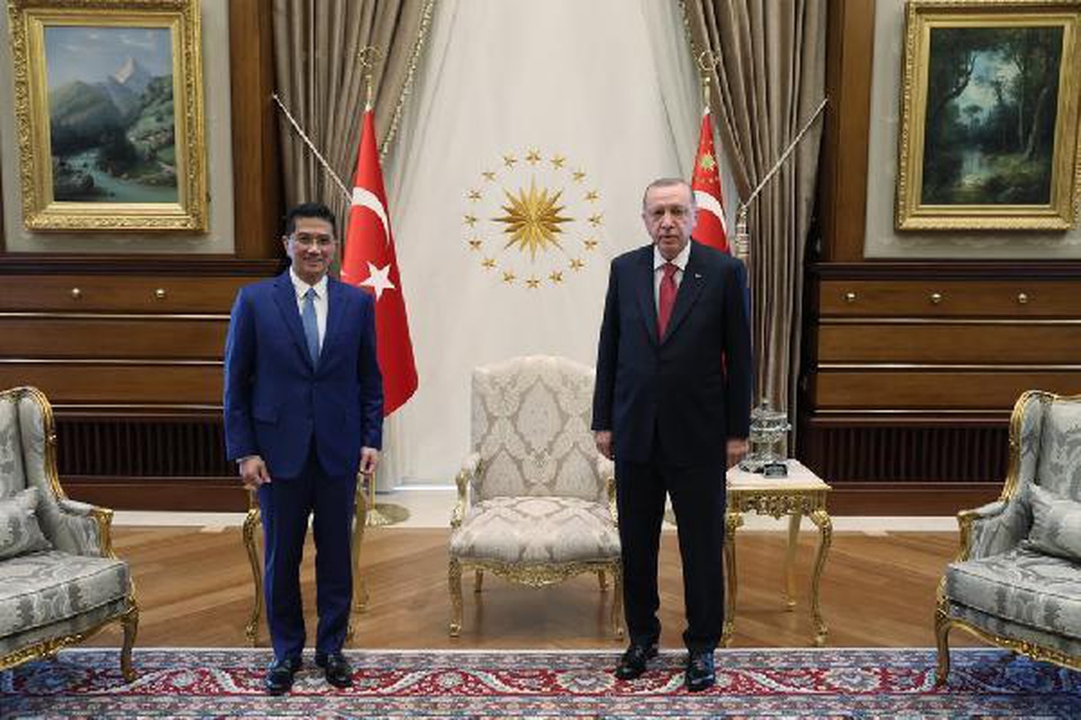 Cumhurbaşkanı Erdoğan, Malezyalı bakanı kabul etti