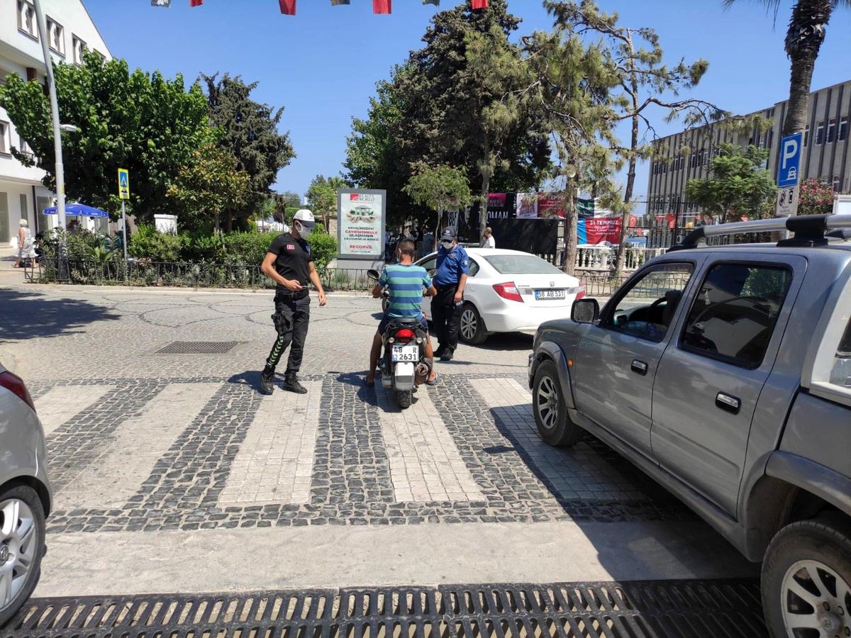 Datça\'da motosikletlere yönelik denetim gerçekleştirildi