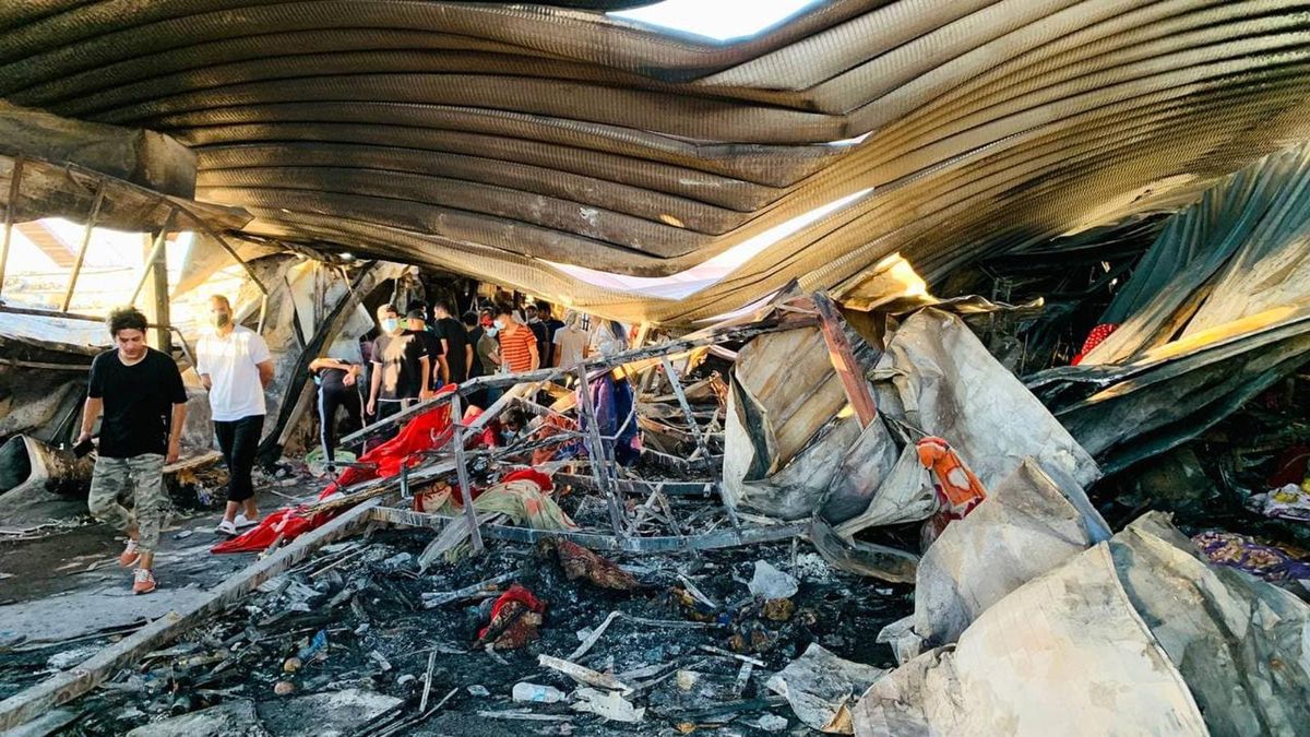 Irak\'taki hastane yangını kasten çıkarılmış olabilir