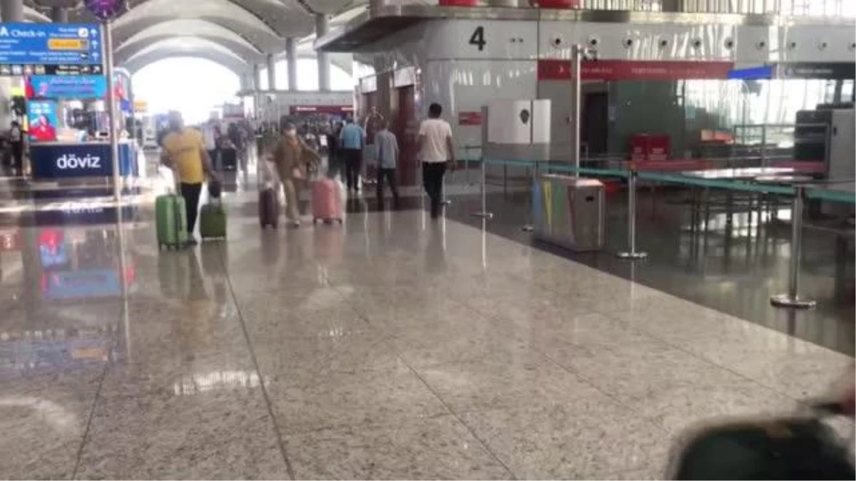 İstanbul Havalimanı\'nda bayram tatili yoğunluğu