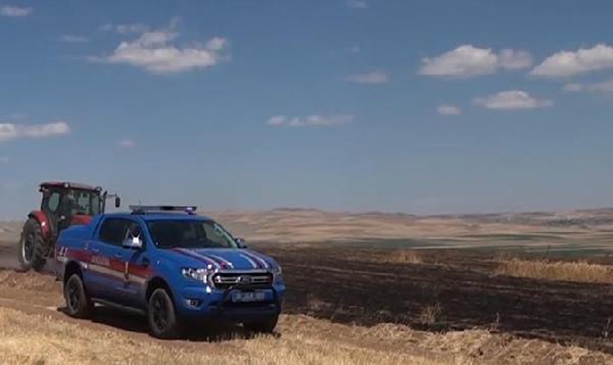 Kayseri'de 100 dönüm ekili arazi yandı