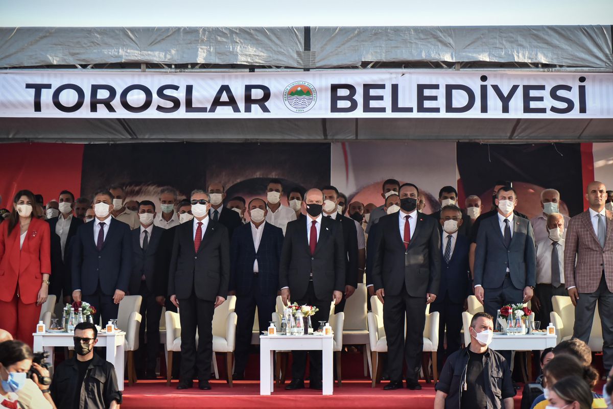 KKTC Cumhurbaşkanı Tatar, Toroslar\'da Kıbrıs Barış Harekatı\'nın 47\'nci yıl dönümü kutlama programında konuştu Açıklaması