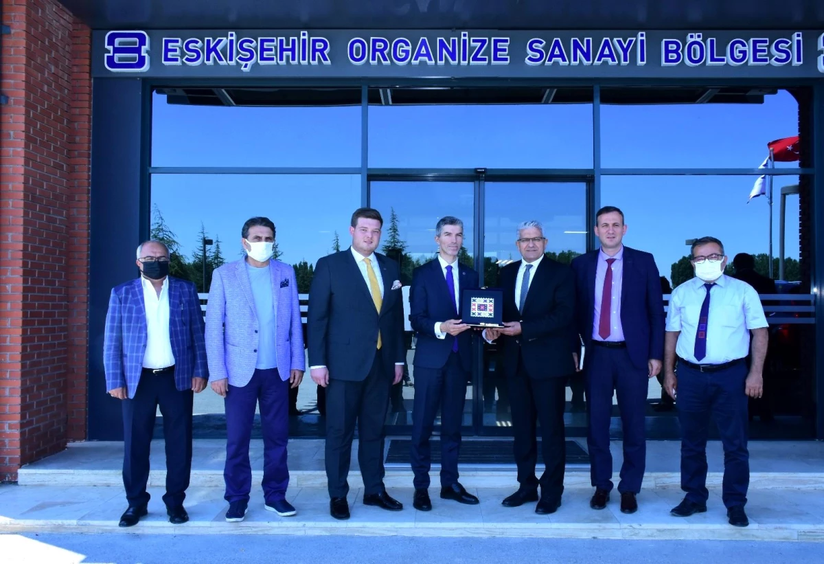 Kosova Büyükelçisinden Eskişehir OSB\'ne yapılan ziyarette iş birliği vurgusu