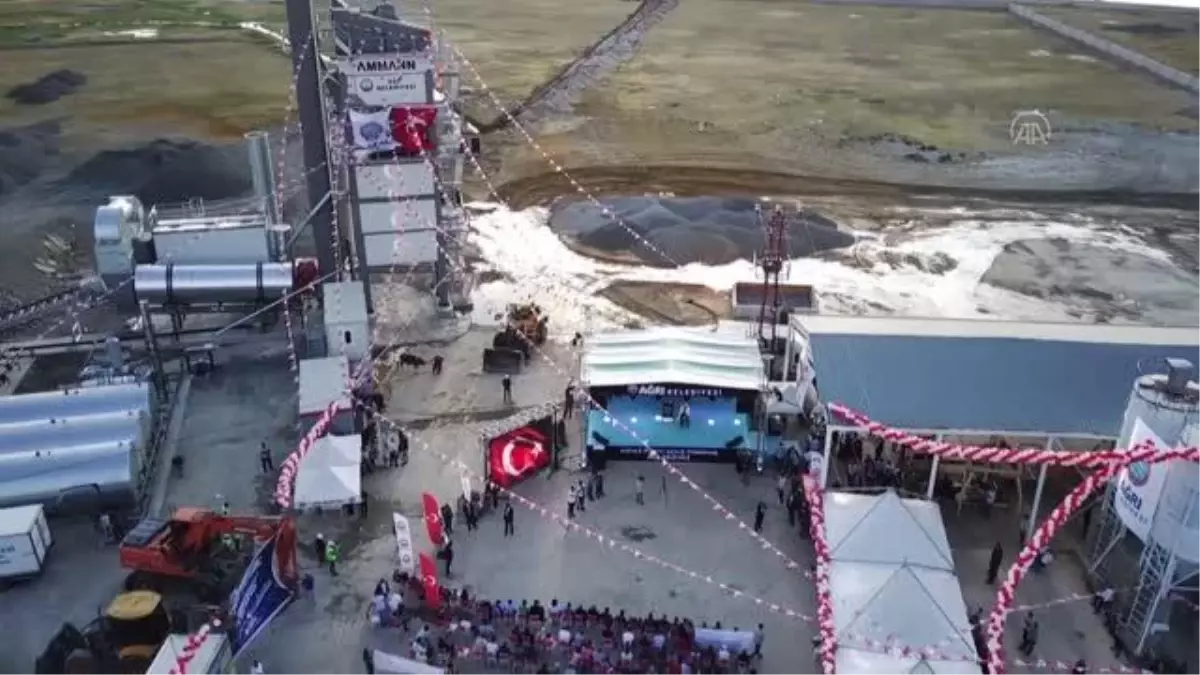 Kurulan asfalt plenti, kentin yarım asırlık asfalt ihtiyacını karşılayacak