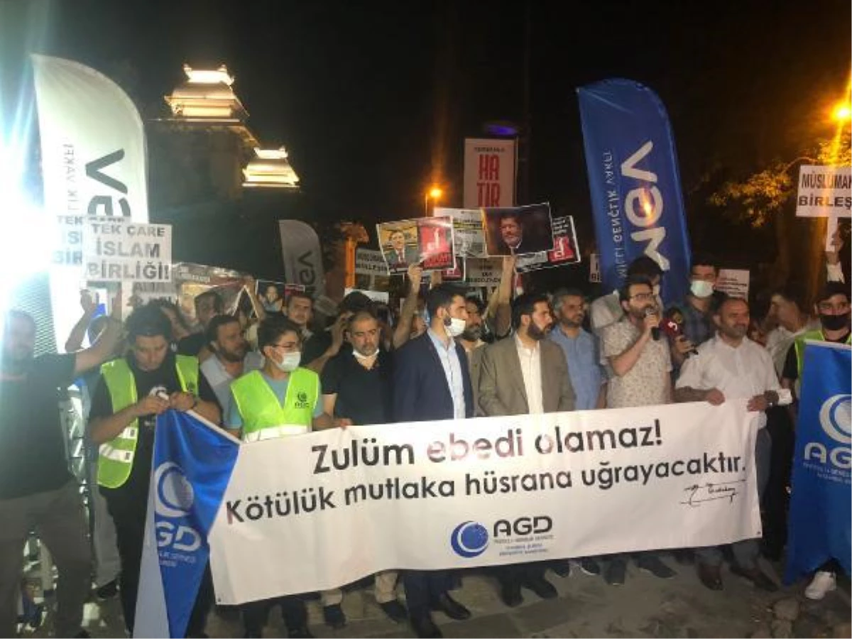 Mısır Başkonsolosluğu önünde idam protestosu