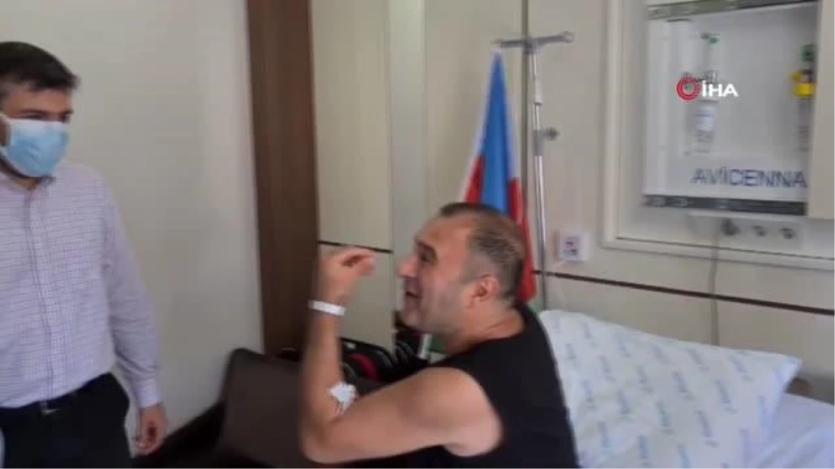 Selçuk Bayraktar, tedavi gören Karabağ gazisini ziyaret etti