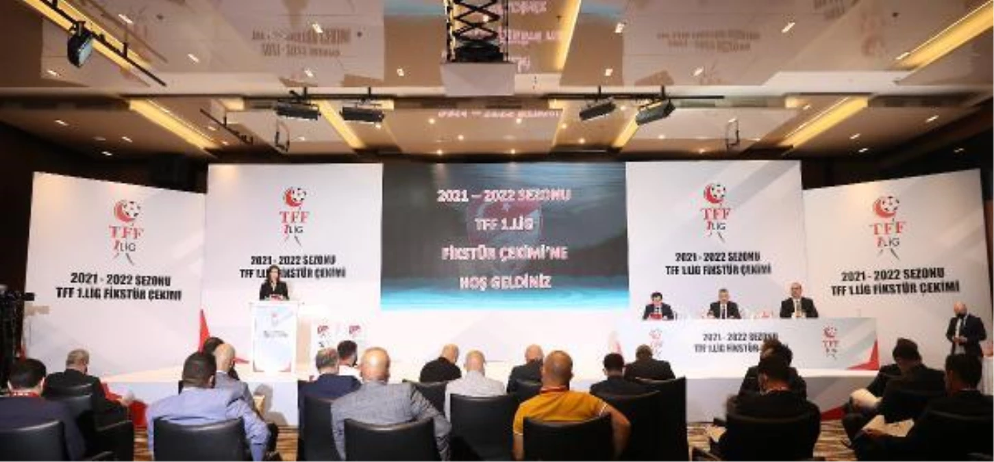 TFF 1\'inci Lig\'de 2021-2022 sezonu fikstürü çekildi