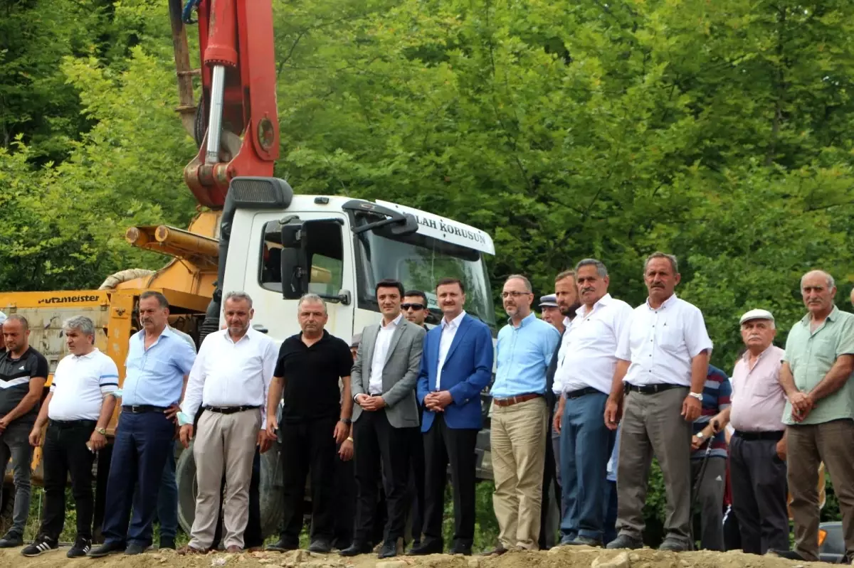 Türkeli\'de köprü inşaatının temeli atıldı