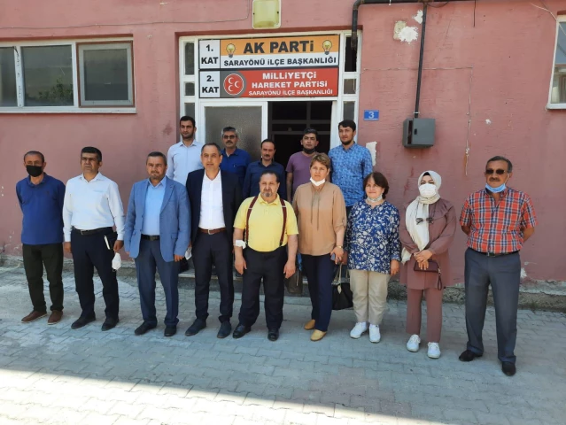 AK Parti Konya Milletvekili Hacı Ahmet Özdemir, Sarayönü'nü ziyaret etti