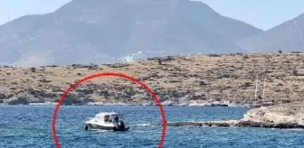 Akvaryum Koyu'nda kayalıklara oturan teknedeki 7 kişi kurtarıldı