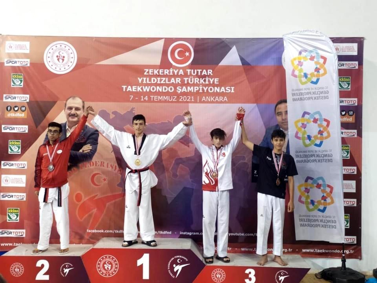 Bilecikli genç taekwondocu Türkiye şampiyonu oldu