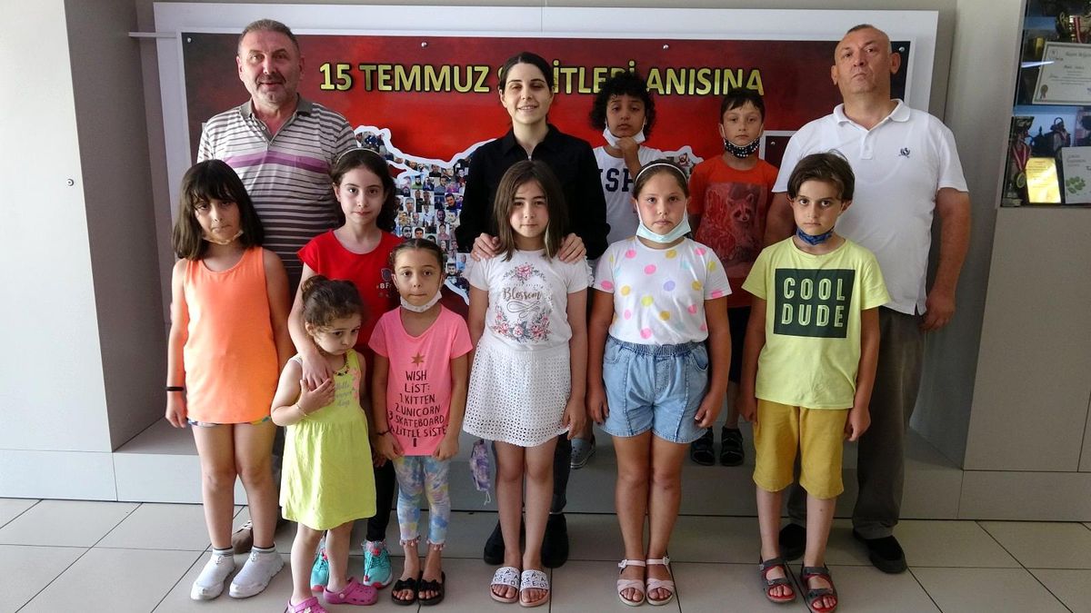 Minik kalplerden \'15 Temmuz\' şarkısı