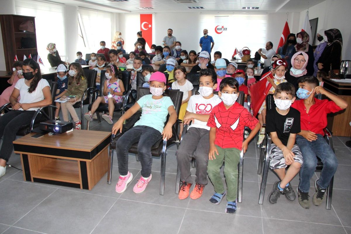 Sinop\'ta gaziler çocuklarla bir araya geldi