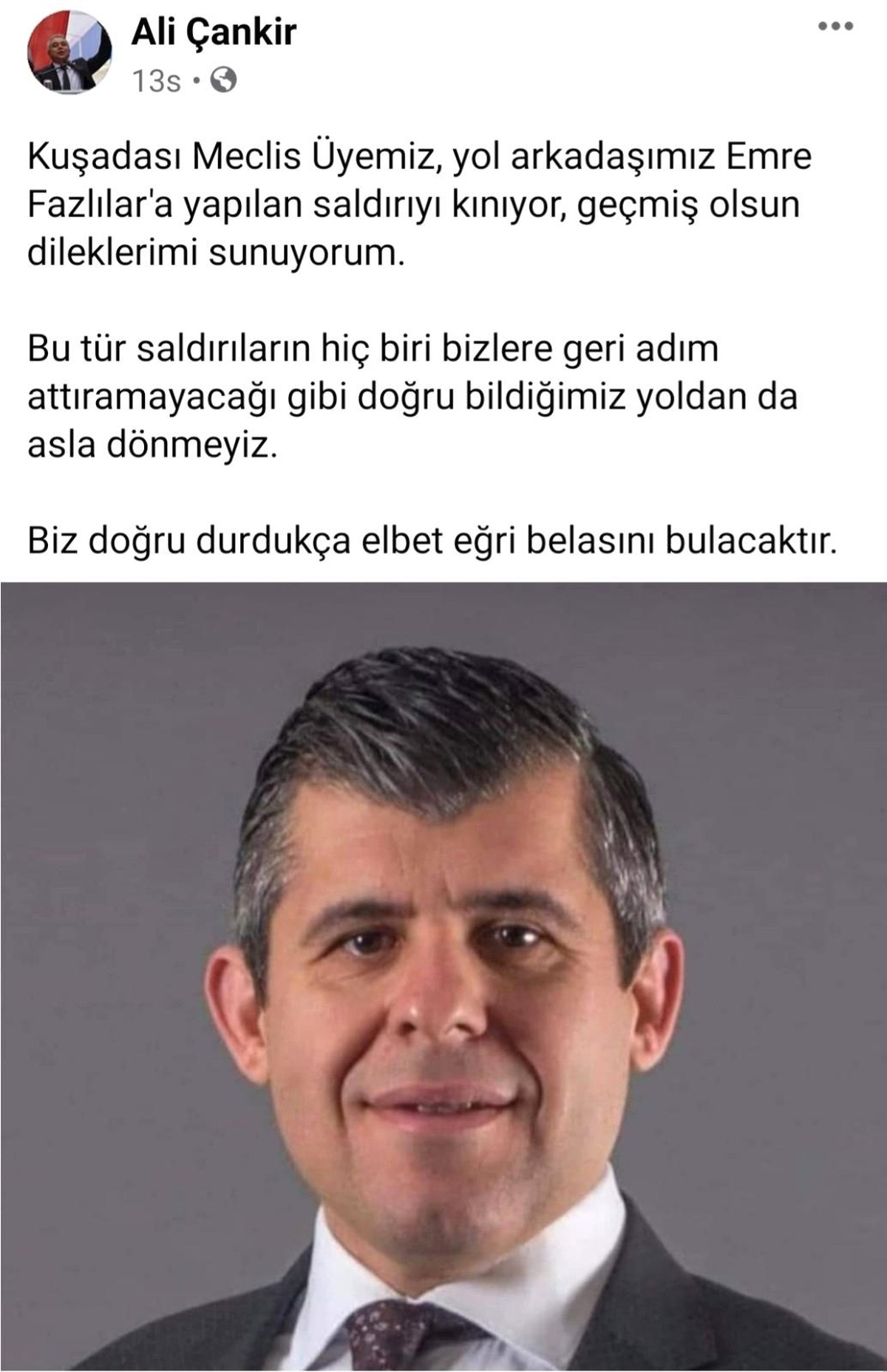 Siyasilerden belediye meclis üyesi Emre Fazlılar\'a yapılan saldırıya sert tepki