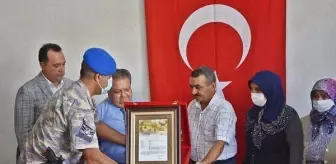 Teğmen Osman Alp'in şehadet belgesi, Manisa'daki ailesine verildi