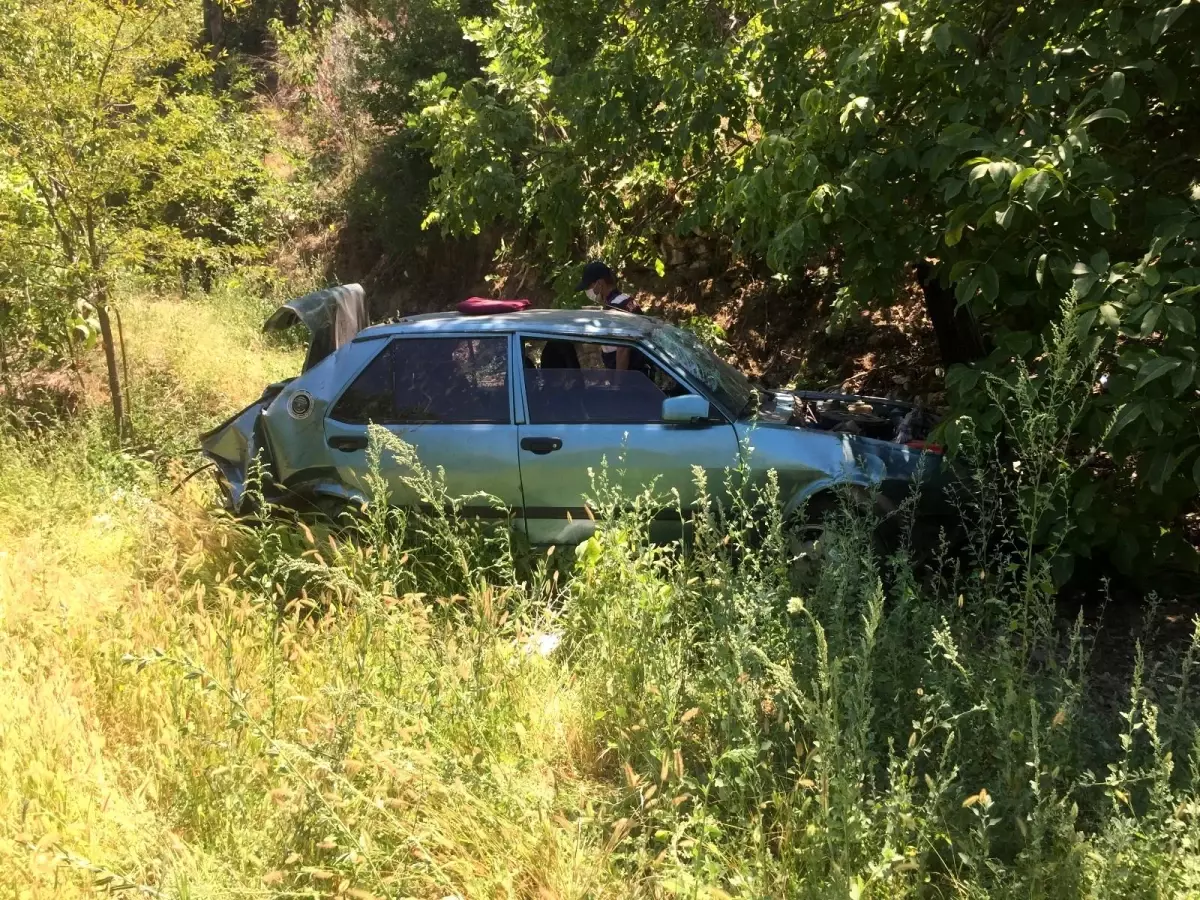 Yoldan çıkan otomobil uçuruma yuvarlandı: 1 ölü