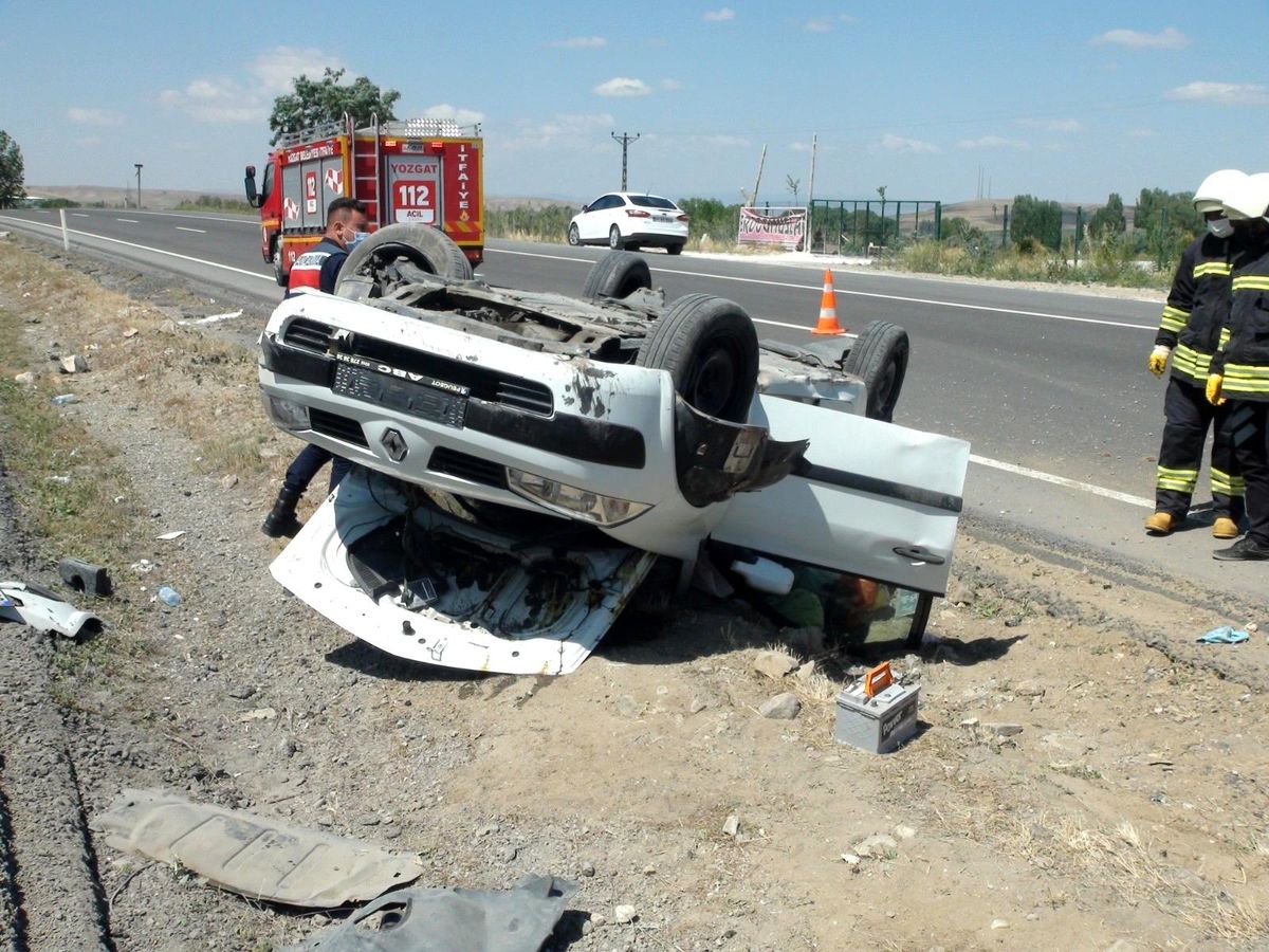 Yozgat\'ta trafik kazası: 2 yaralı