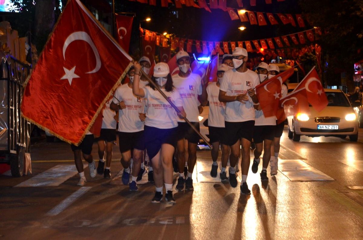 15 Temmuz Sancak Koşusu yapıldı