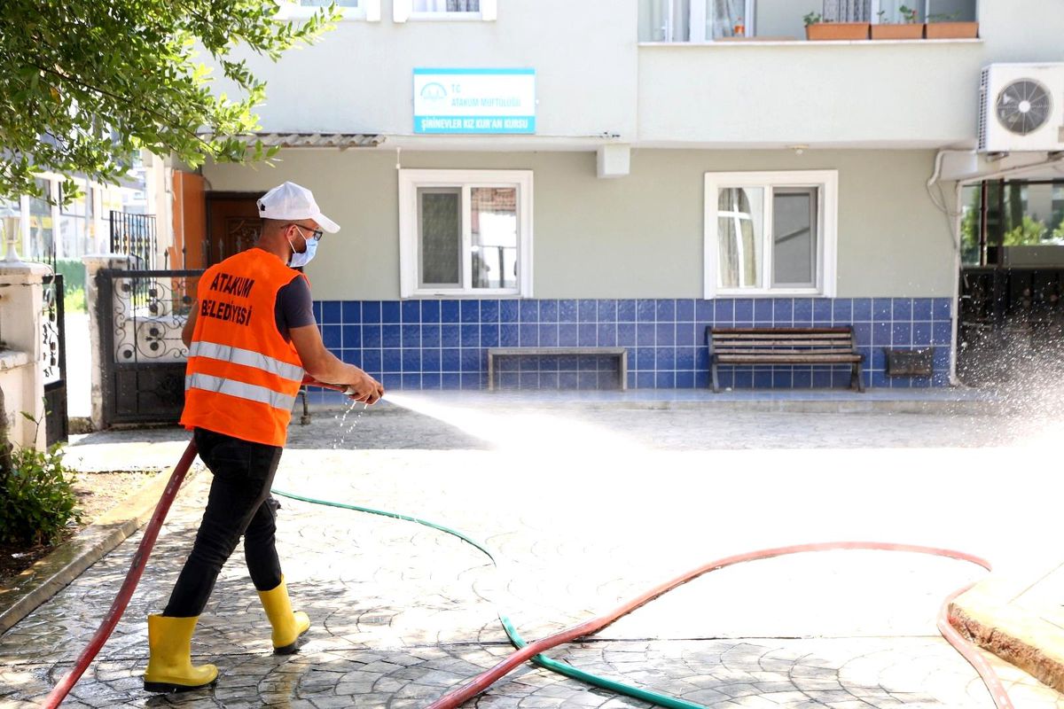Atakum\'da ibadethaneler bayrama hazır