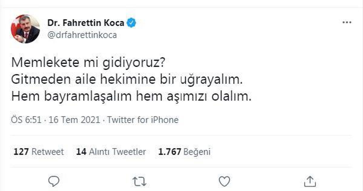 Son Dakika | Bakan Koca: Toplam doz sayımız 62 milyonun üstüne çıktı