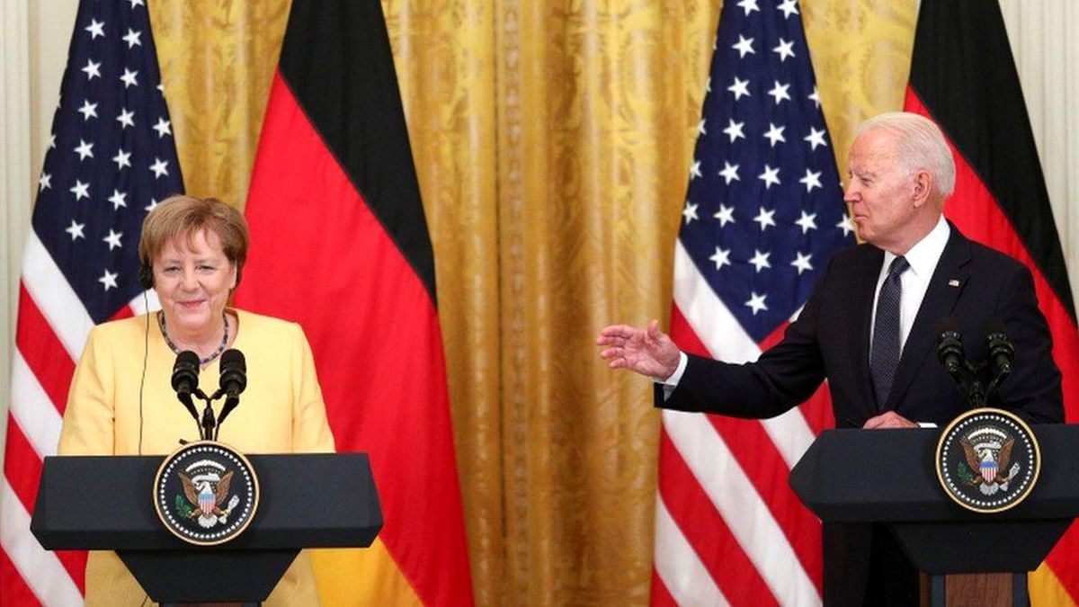 Biden-Merkel görüşmesi: \'Kuzey Akım 2 projesinde fikir ayrılıkları sürüyor\'