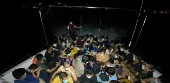 Bodrum'da 63 kaçak göçmen yakalandı