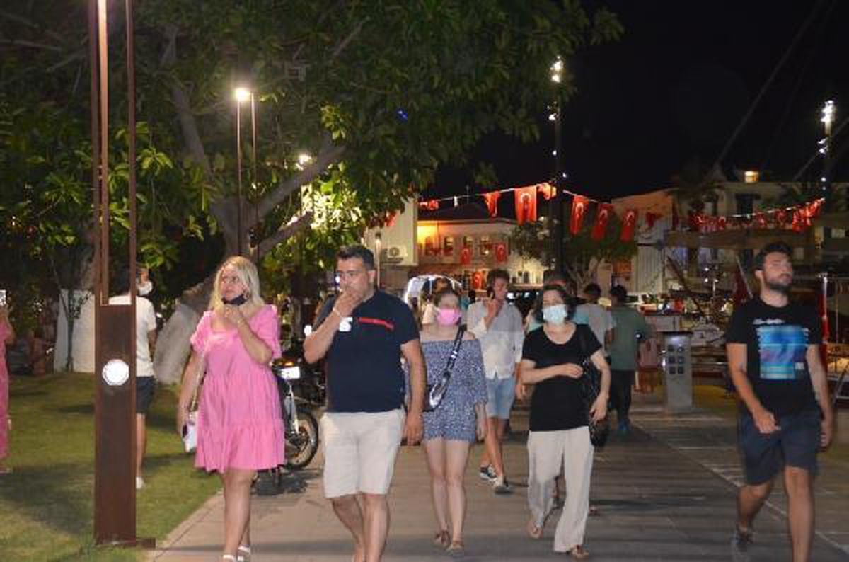Bodrum\'da bayram tatili yoğunluğu