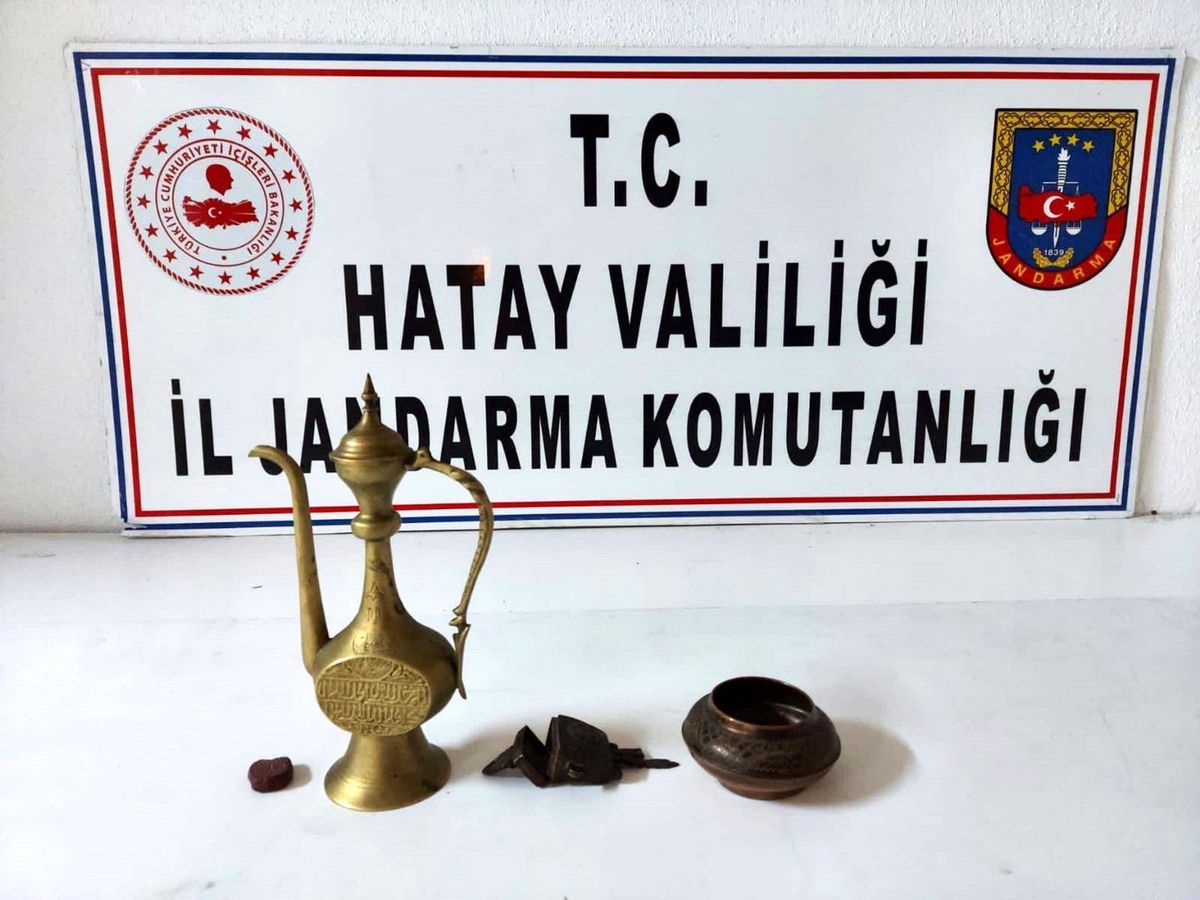 Son dakika haber: Dörtyol\'da tarihi eser operasyonu