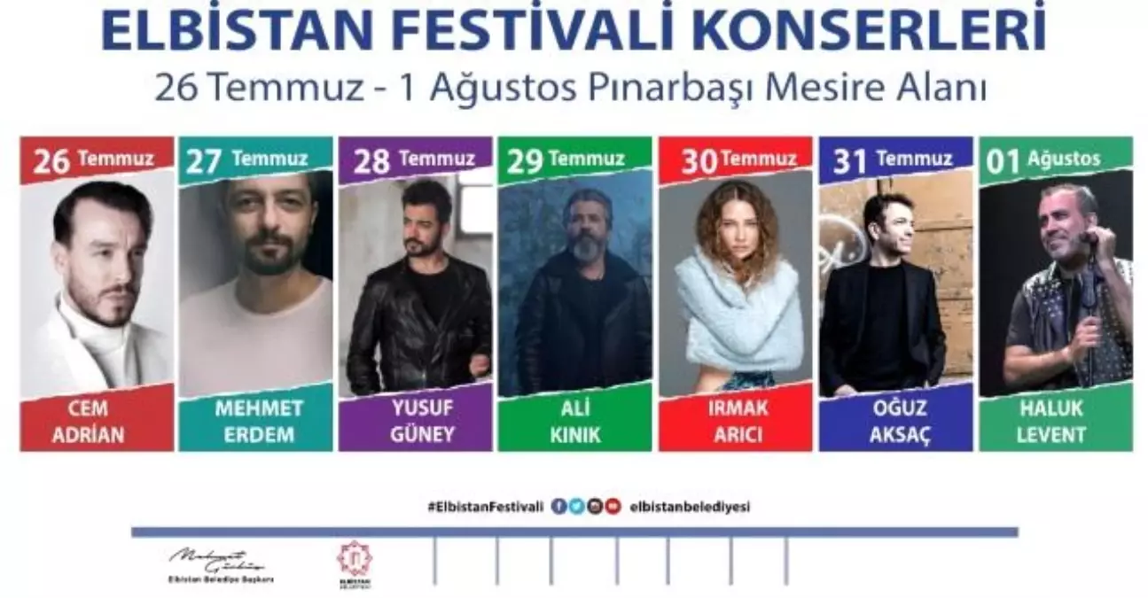 Elbistan Müzik Festivali'ne yıldız yağmuru