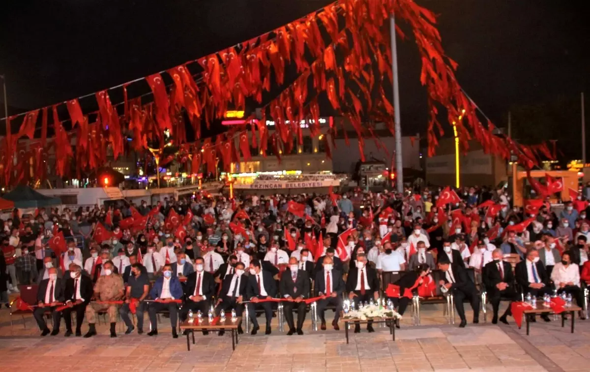 Erzincan\'da 15 Temmuz\'da tek yürek oldu