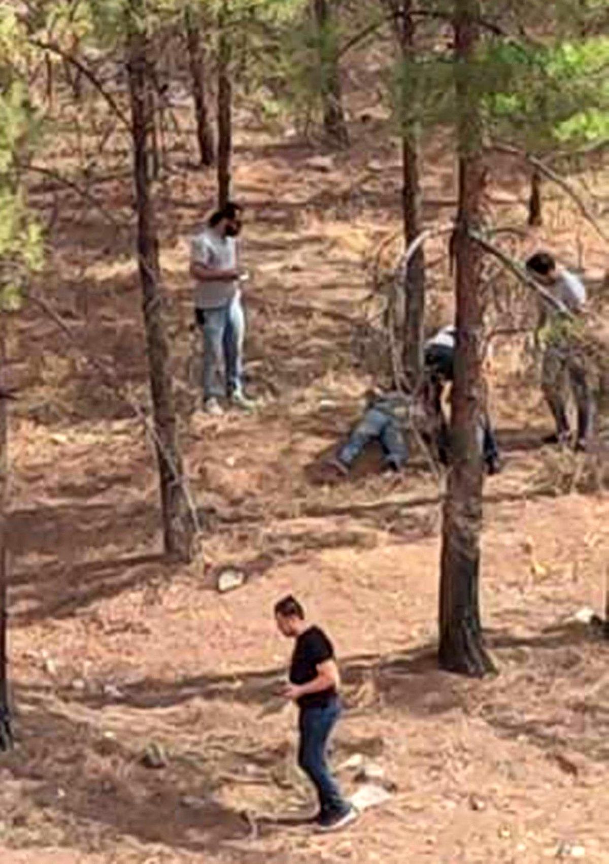 Ormanlık alanda erkek cesedi bulundu