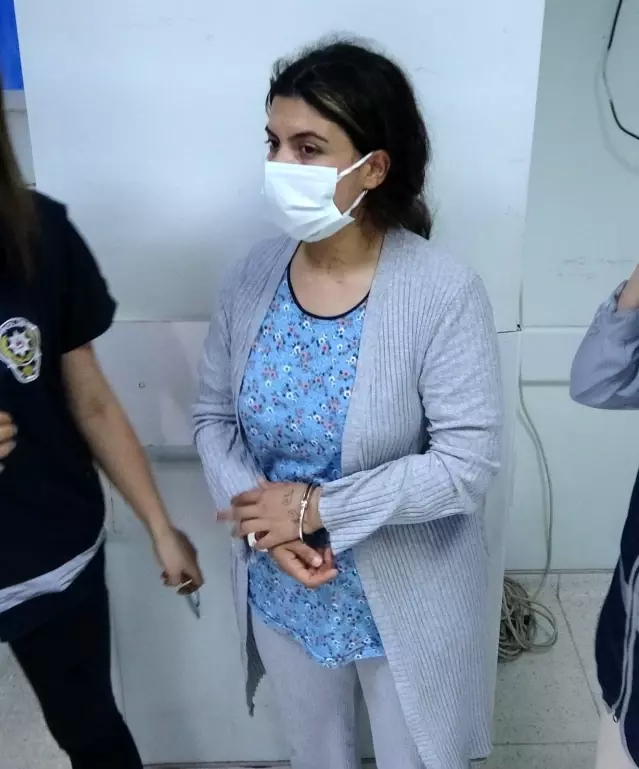 Eşi tarafından kendi silahıyla öldürülen özel harekat polisinin balkondan düşme anı kamerada