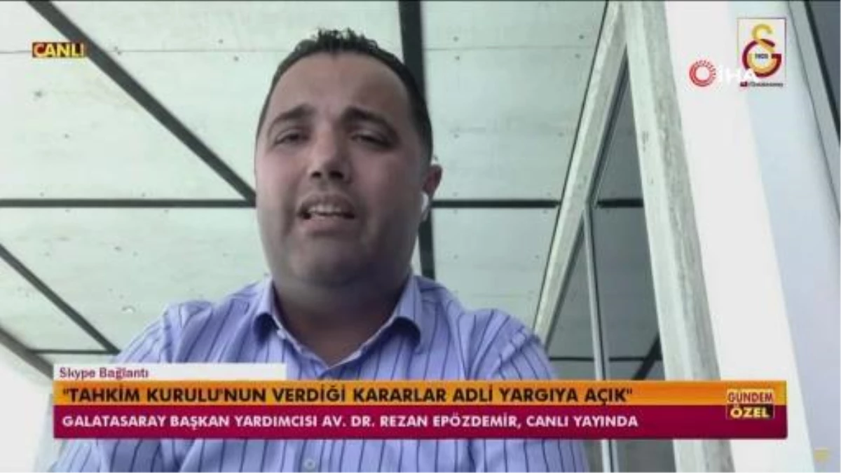 Rezan Epözdemir: "TFF yönetimi 4 gündür talebimize karşı karar vermemek için toplanmadı"