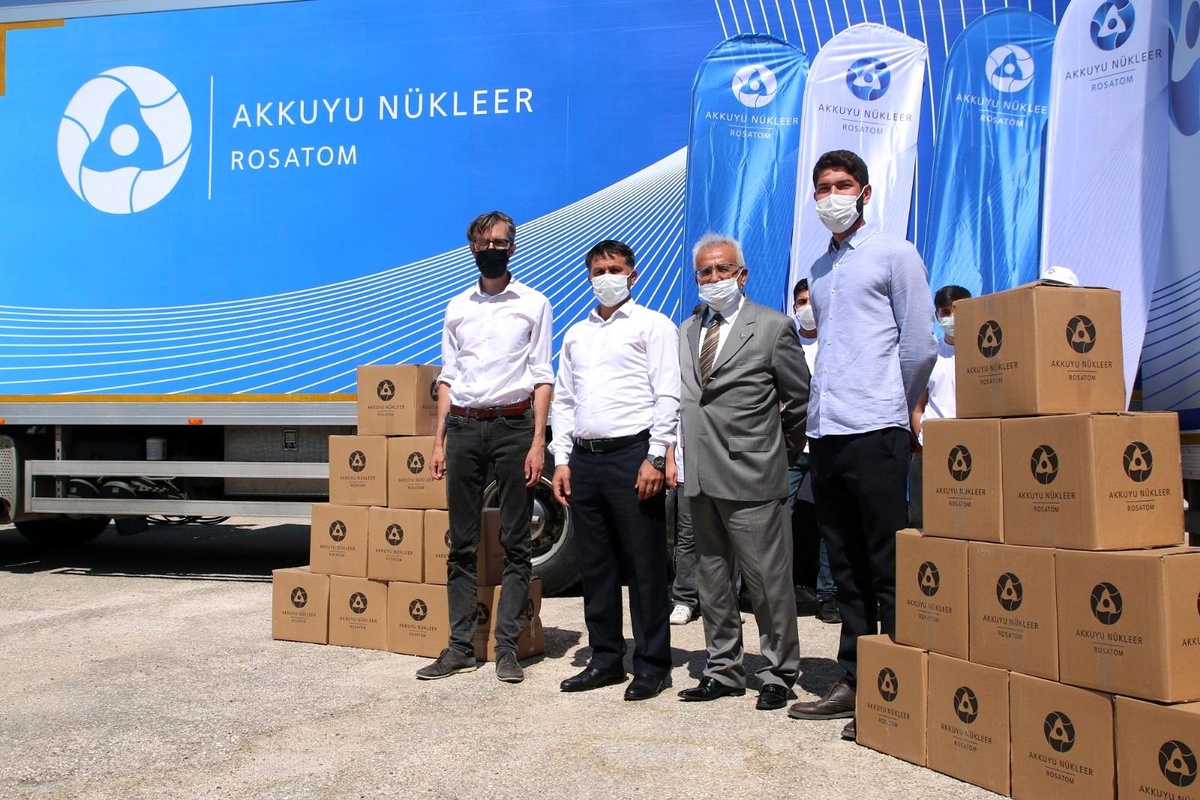 Akkuyu Nükleer AŞ\'den ihtiyaç sahiplerine gıda paketi