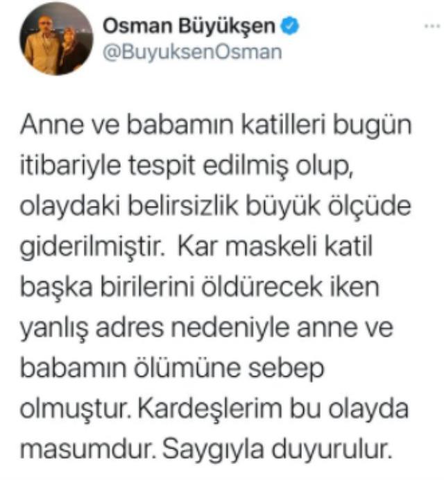 Büyükşen cinayetlerinde sır perdesi aralandı! Parayla tutulan kiralık katiller yanlış eve girmiş