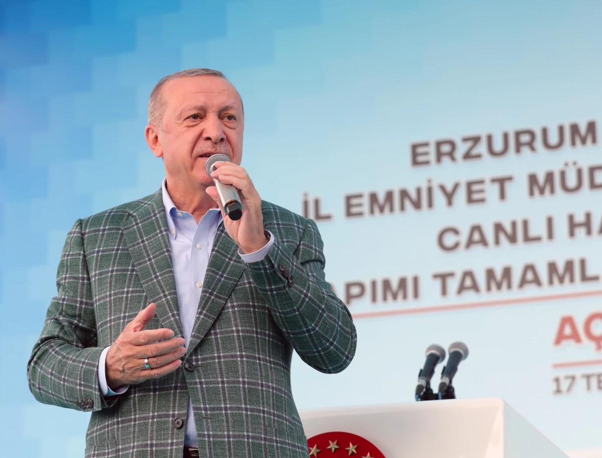 Cumhurbaşkanı Erdoğan Erzurum\'da toplu açılış töreninde konuştu: (2)