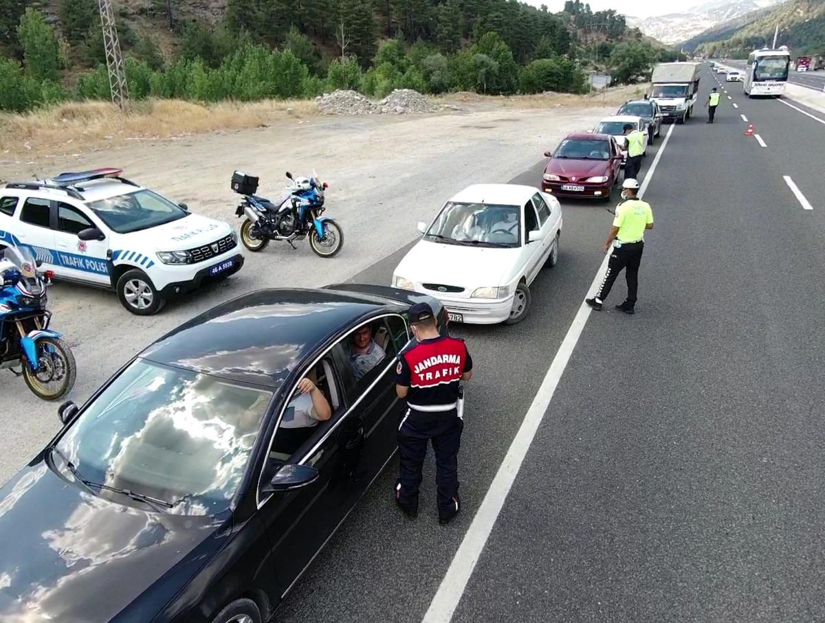 Kahramanmaraş\'ta drone destekli trafik denetimi