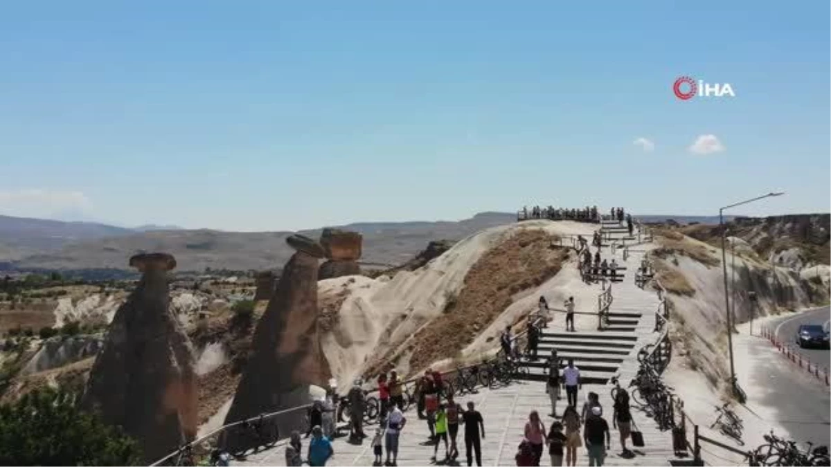 Kapadokya\'da bayram öncesi yoğunluk yaşanıyor