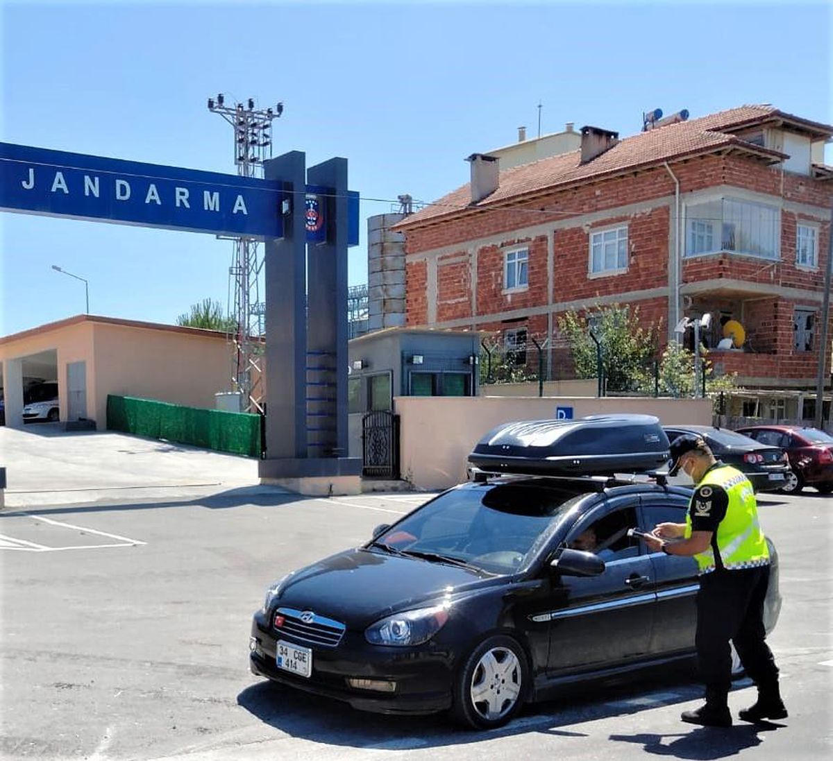 Kavak\'ta jandarma trafik denetimlerini artırdı