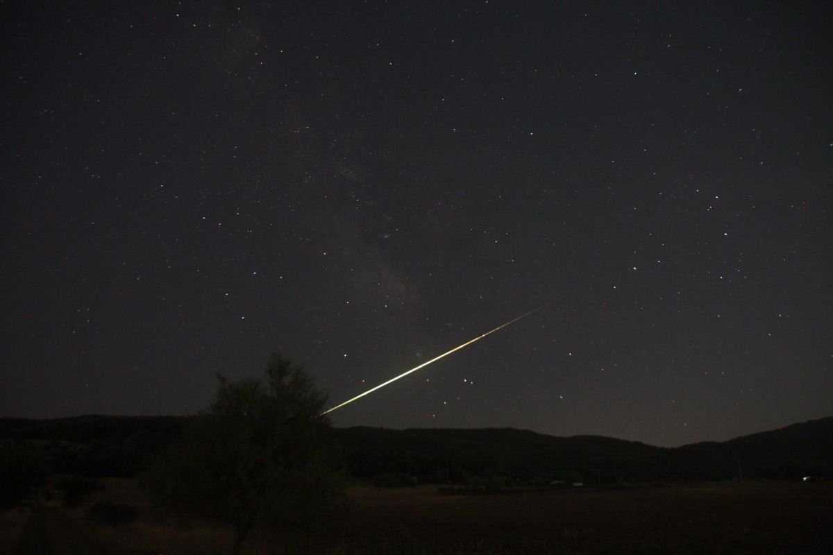 Meteor düşüşü Bursa\'da görüntülendi