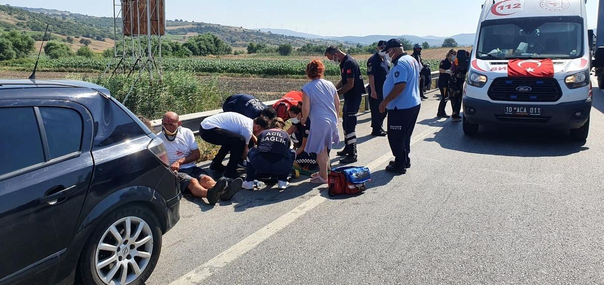 Susurluk\'ta trafik kazası 5 yaralı