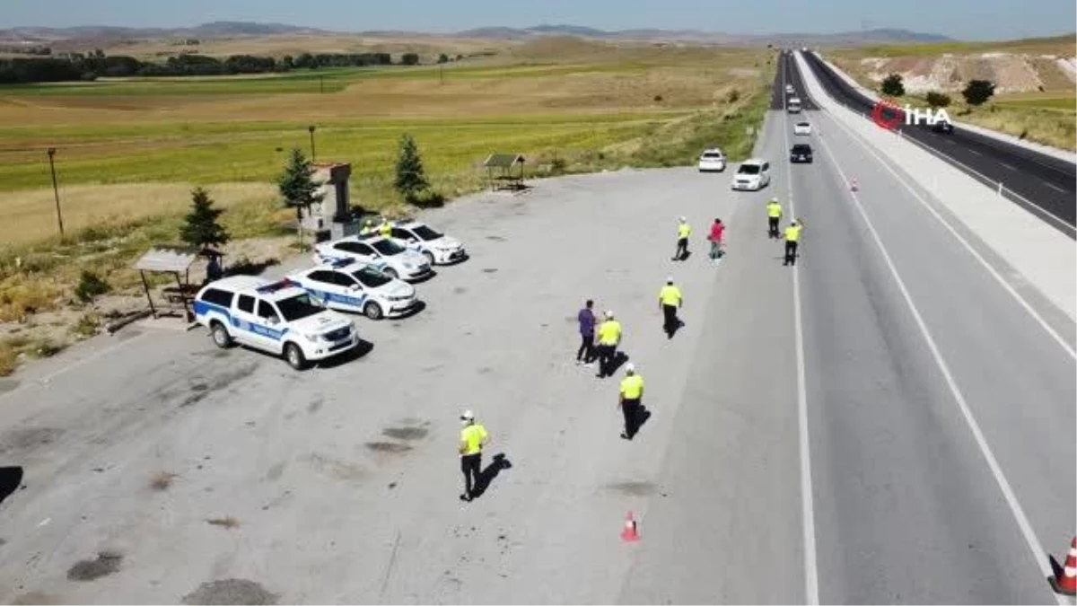 Trafik ekiplerinden "Yorulunca Mola Verin Hayata Mola Vermeyin" projesi