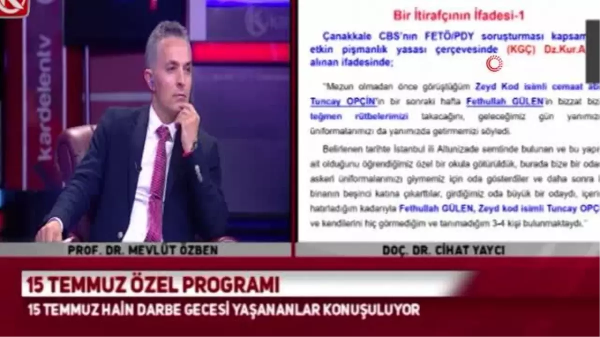 TÜRK DEGS Başkanı Doç. Dr. Yaycı: "Fetullahçı yapılanma 5-10 sene içinde devleti ele geçirebilir"