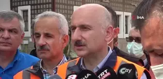 Bakan Karaismailoğlu: 'Ortalığı önemli ölçüde topladık, acil ihtiyaçları giderdik'