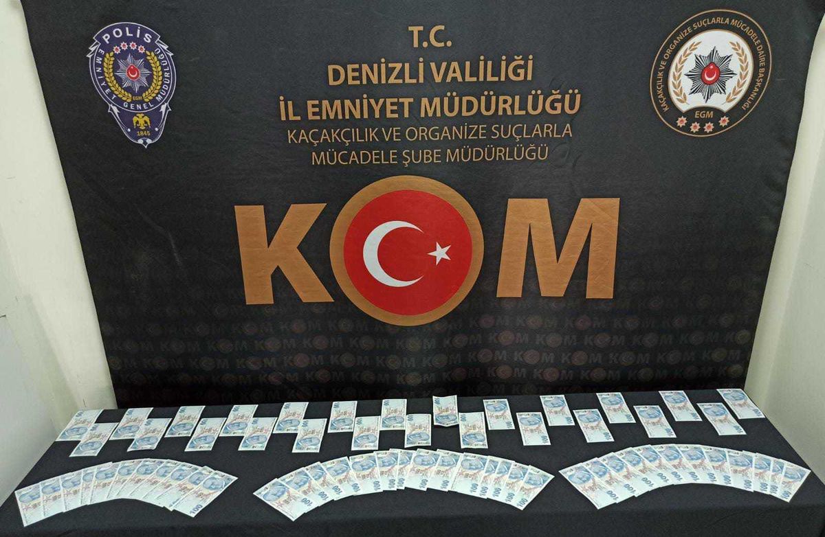 Denizli\'de hayvan pazarında sahte parayla yakalanan iki zanlı tutuklandı
